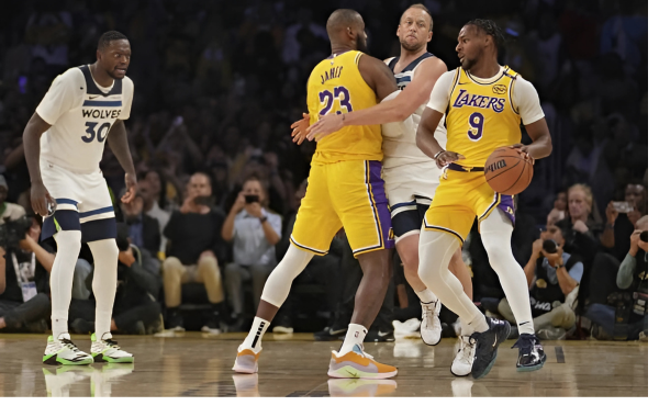 LeBron and Brony make history and play together for the Lakers