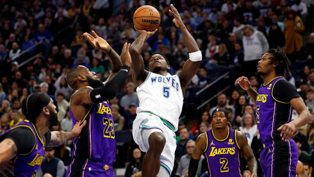 The Timberwolves' starting lineup and rotation are designed for NBA preseason play.