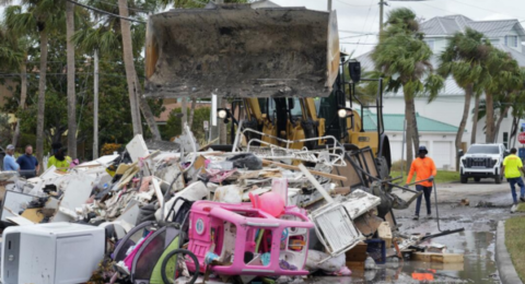 Hurricane Milton is a Category 5 hurricane. Florida evacuates and tries to clear the wreckage away from Helen.