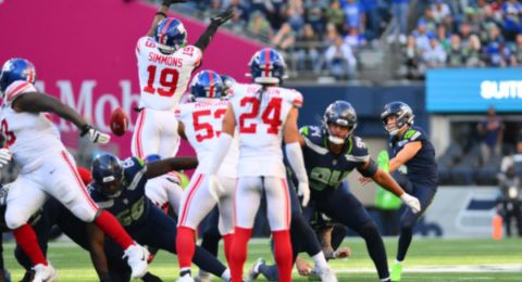 Why was the Giants' game-winning field goal allowed to count against the Seahawks?