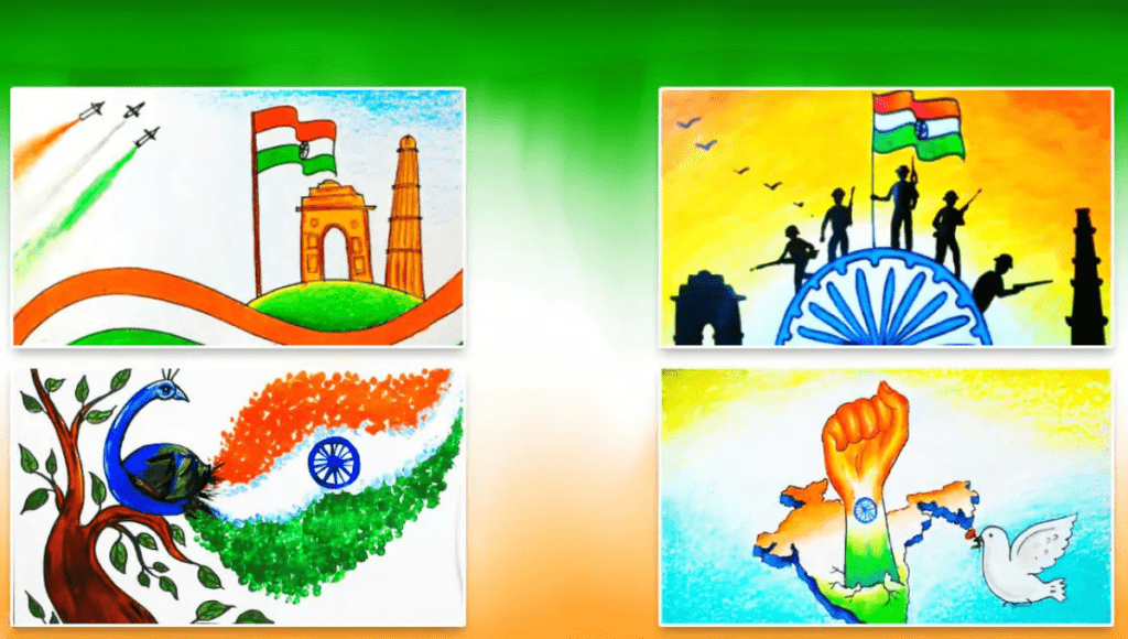 Republic Day Drawing