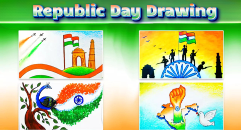 Republic Day Drawing