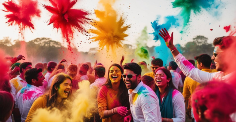 Happy Holi in Hindi