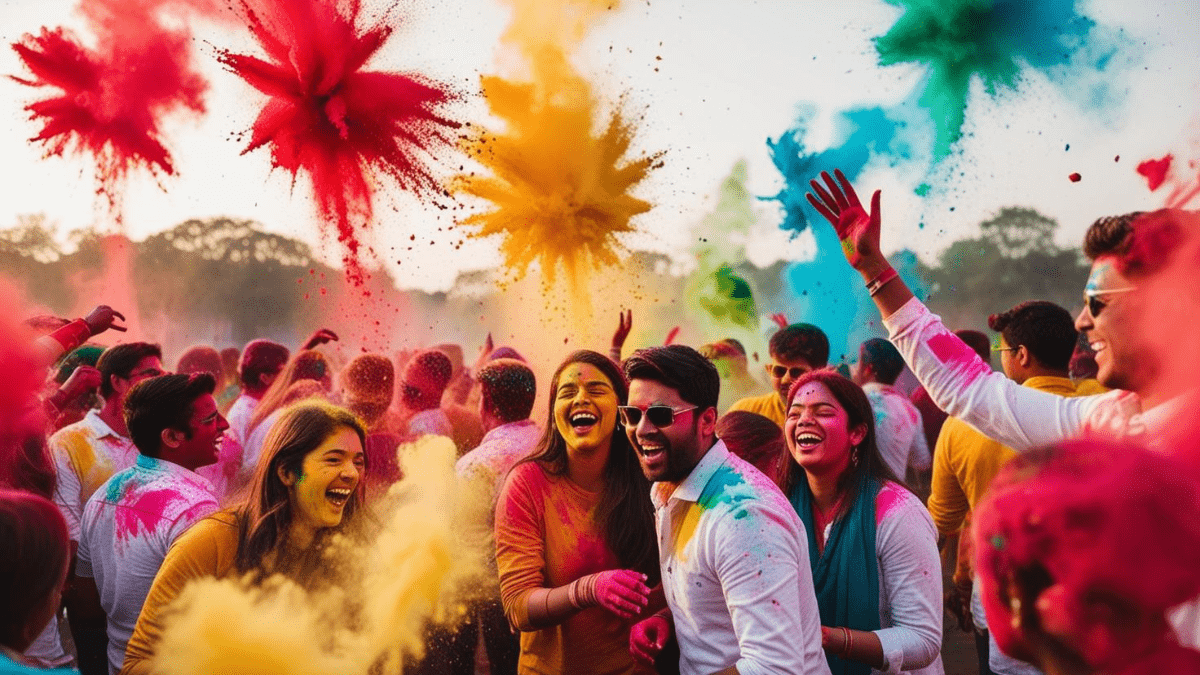 Happy Holi in Hindi