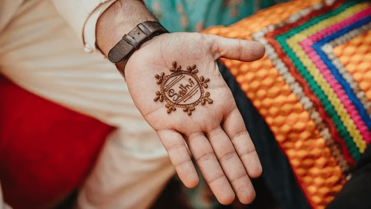 Male Mehndi Design