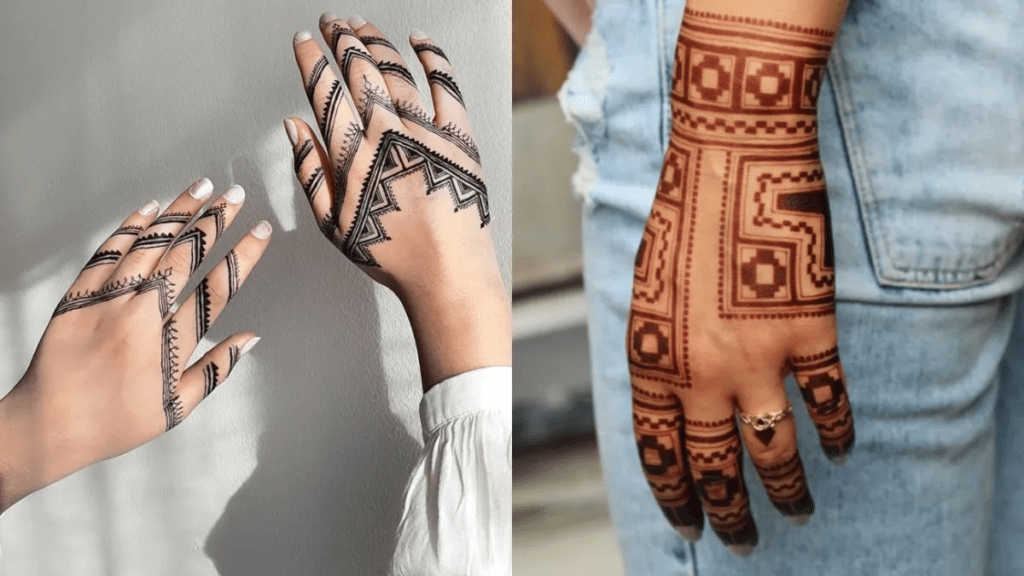 Back Hand Mehndi Design