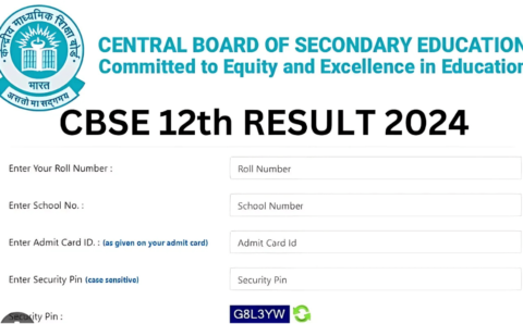 CBSE 12th Result 2024