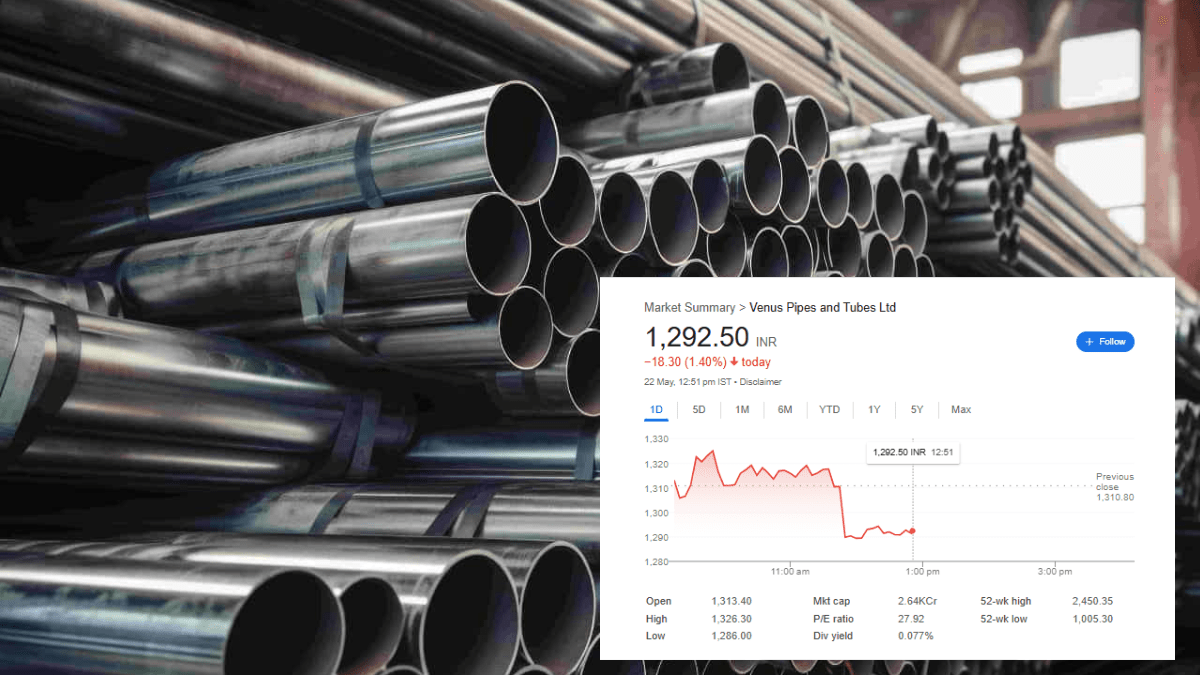 Venus Pipes Share Price