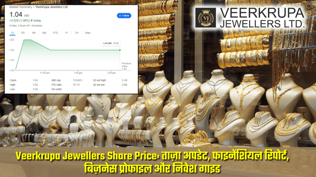 Veerkrupa Jewellers Share Price