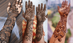Royal Finger Mehndi Design