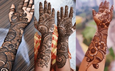 Royal Finger Mehndi Design