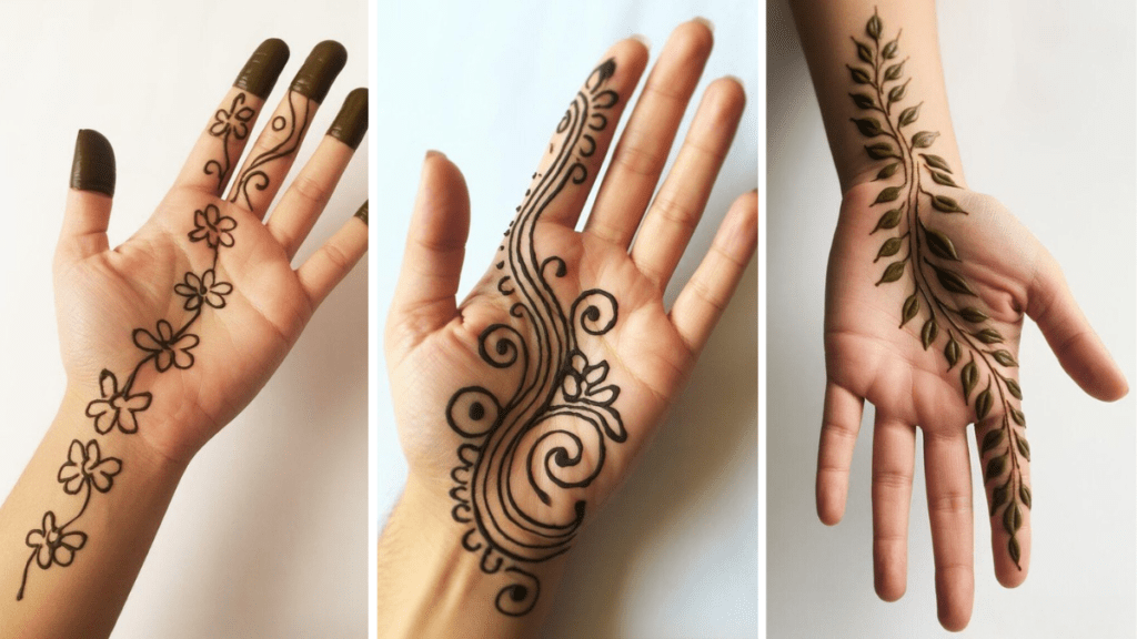 Simple Mehndi Design Photo