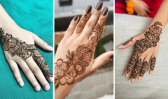 Arabic Back Hand Mehndi Design