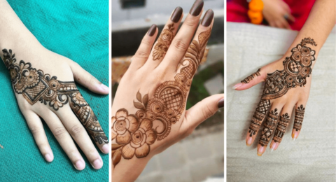 Arabic Back Hand Mehndi Design