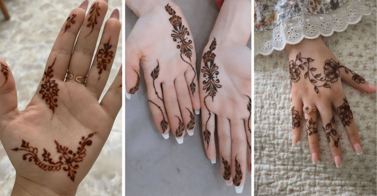 Simple Mehndi Design Photo
