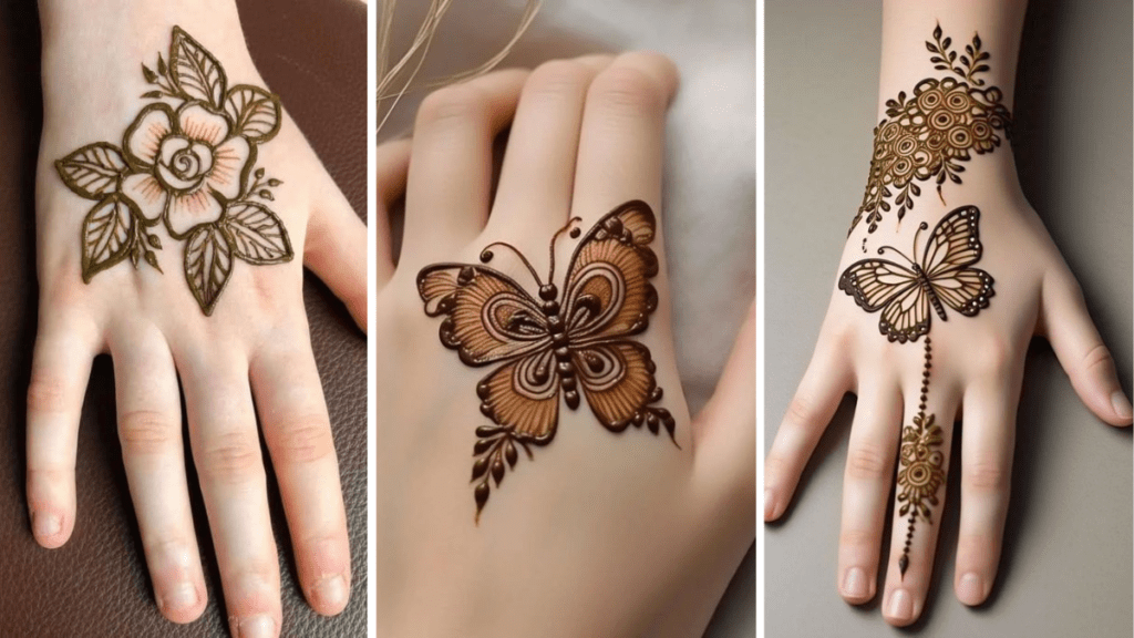 Cute Mehndi Design for Kids