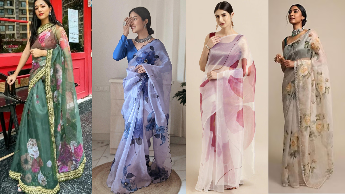 Organza Saree