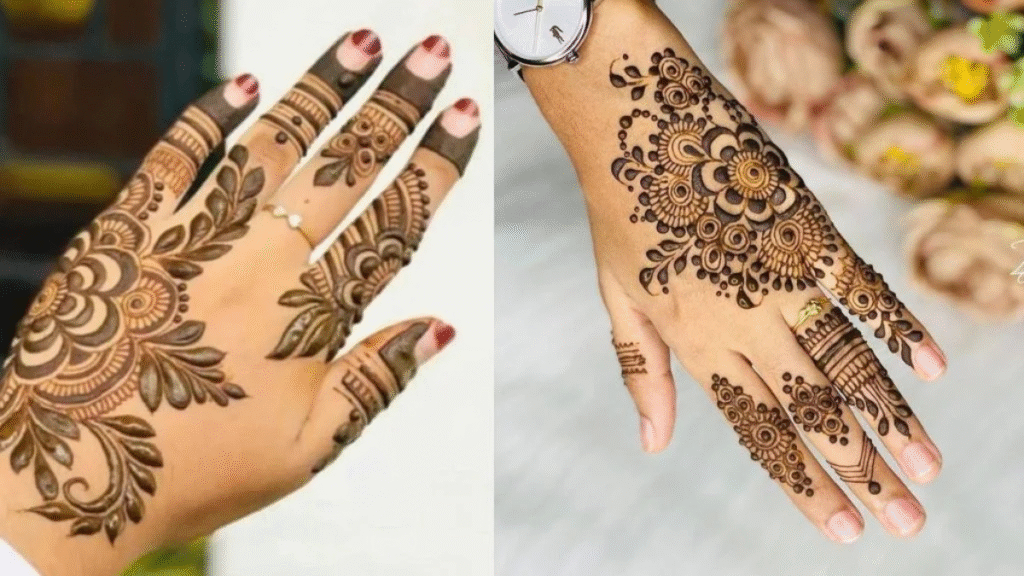 small aesthetic henna designs