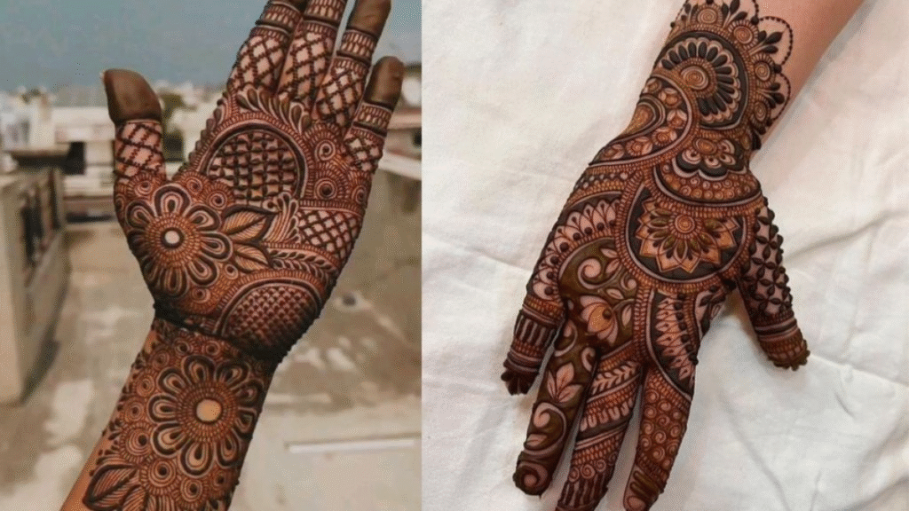 Aesthetic Mehndi Ddesign Front Hand