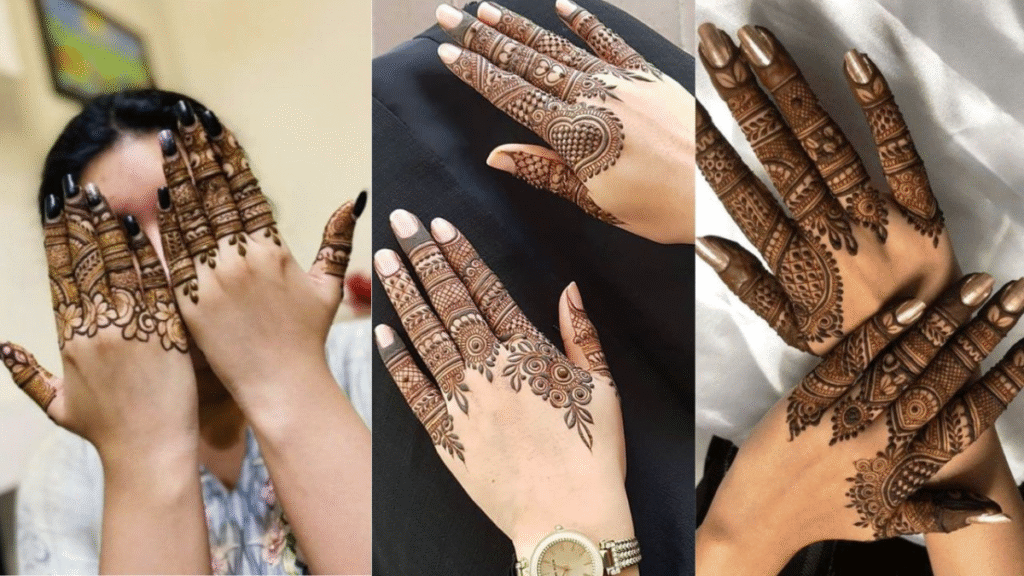 Easy Simple Finger Mehndi Design