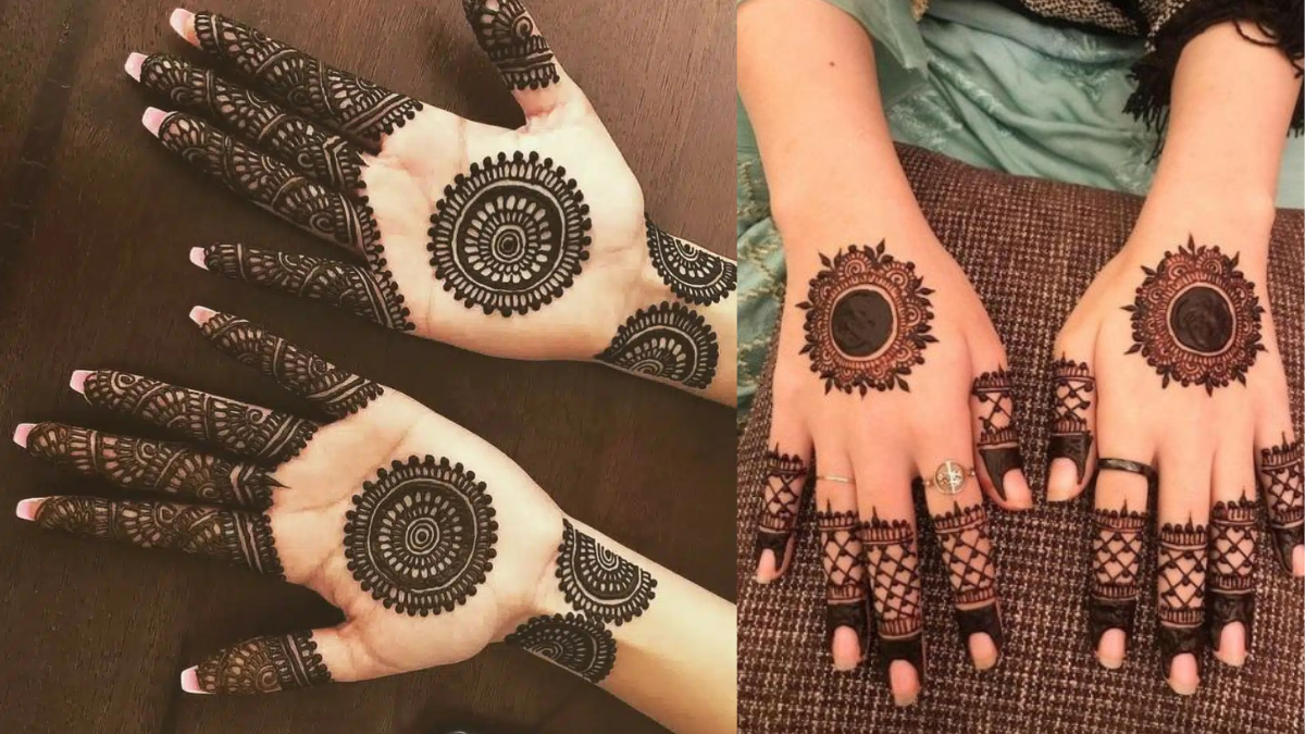 Easy Mehendi Design Simple Front Hand