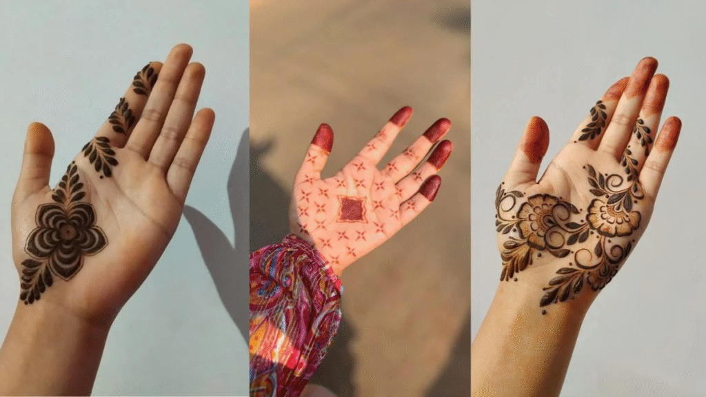 Minimal Mehndi Design Front