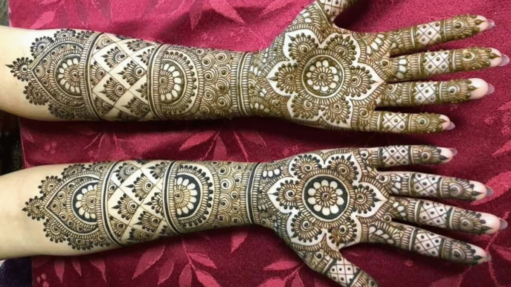 Royal Front Hand Mehndi design 