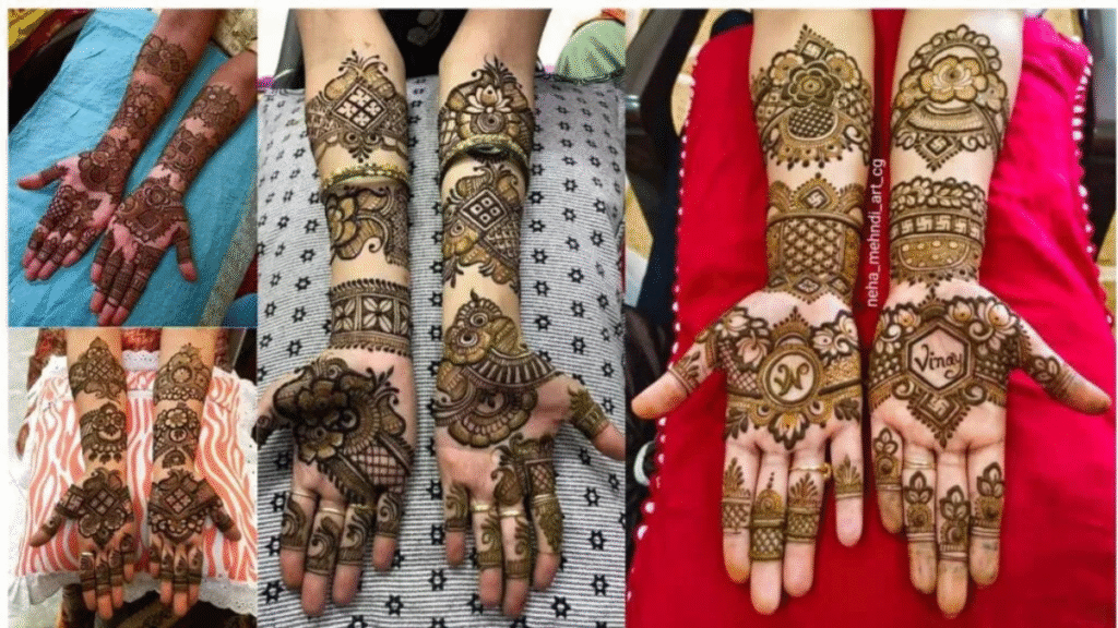 Flower Simple Mehndi Design