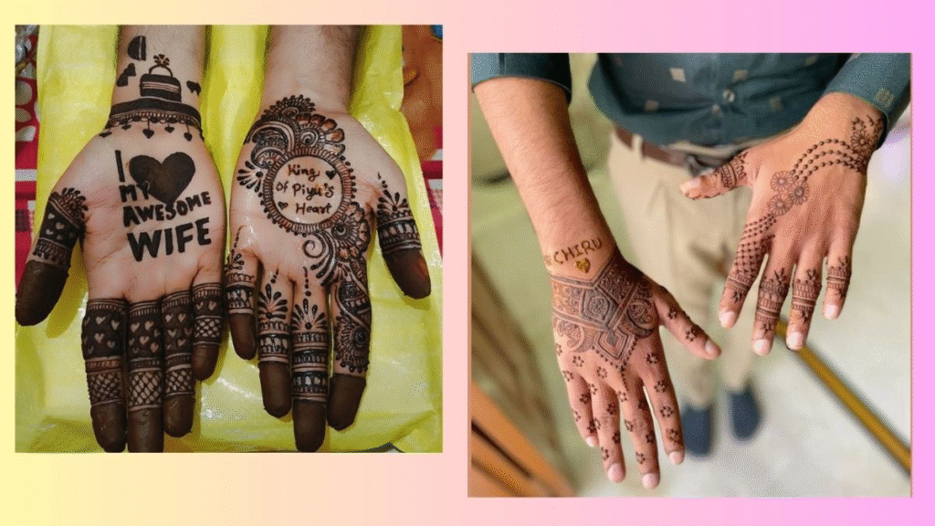 Groom Mehndi Design