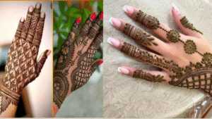 Back Hand Flower Mehndi Design Easy