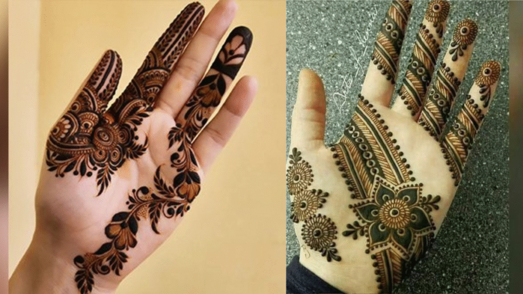 Aesthetic Mehndi Ddesign Front Hand