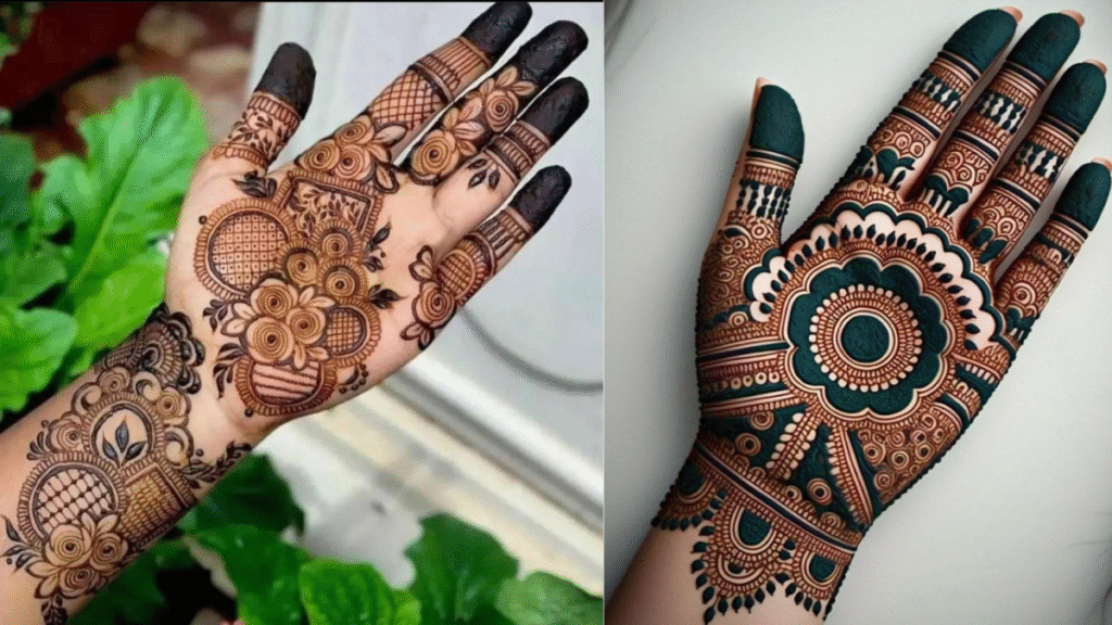 Minimal Mehndi Design Front