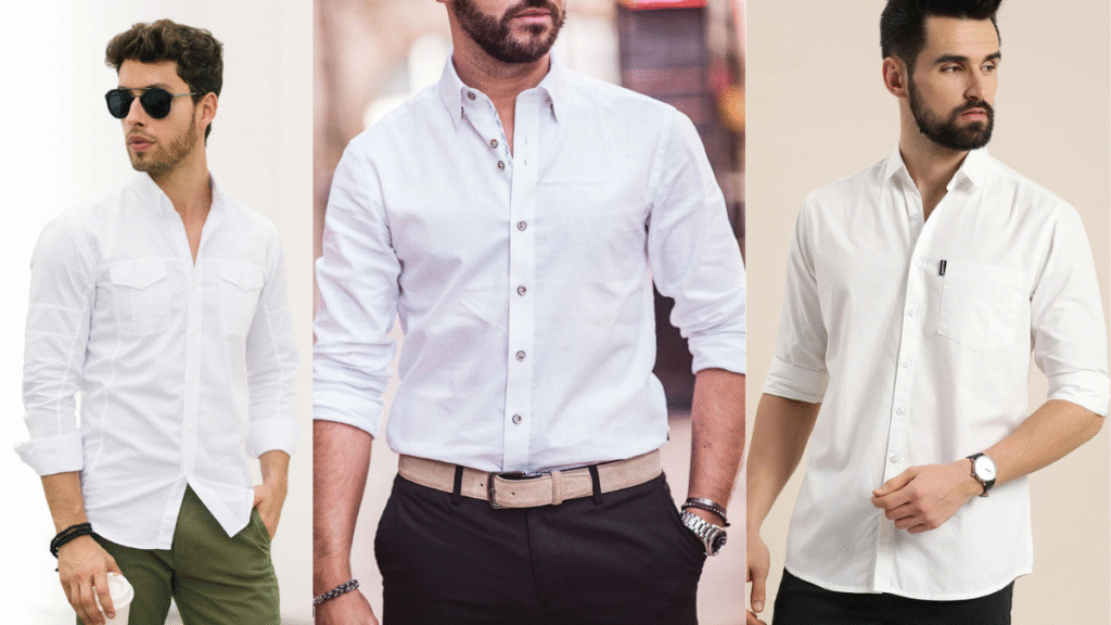 White Shirt For Men