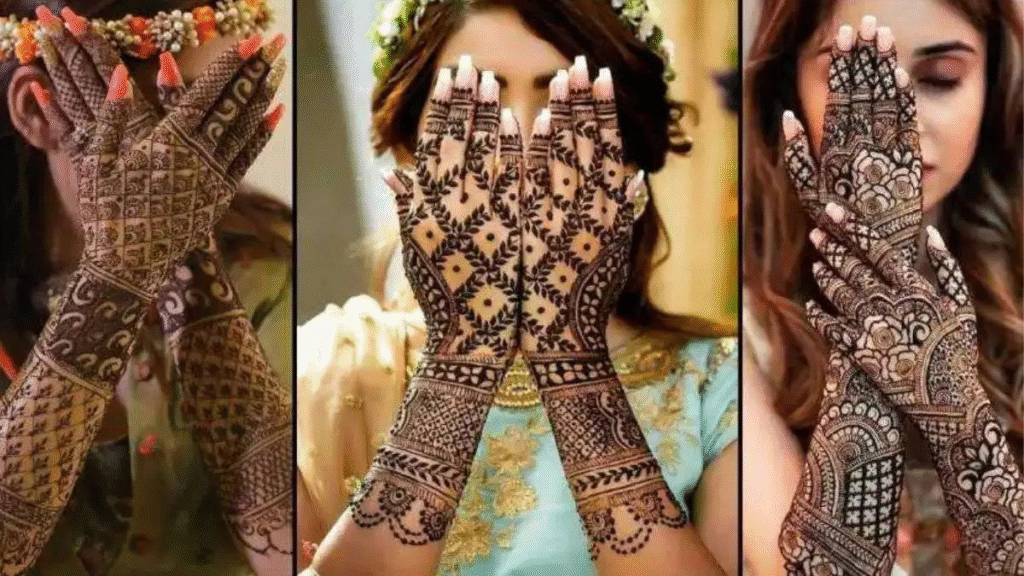 Back Hand Flower Mehndi Design Easy 