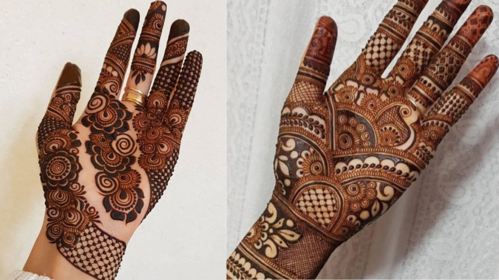 Flower Simple Mehndi Design 