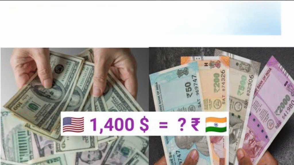1400 Dollars In Rupees 