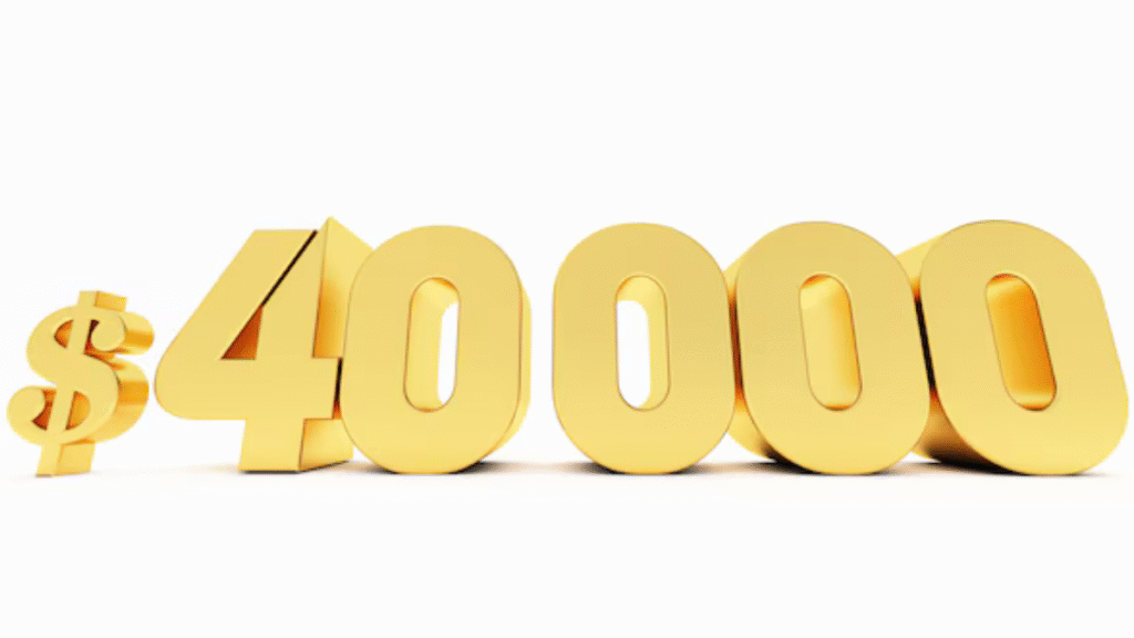 40000 Dollars In Rupees