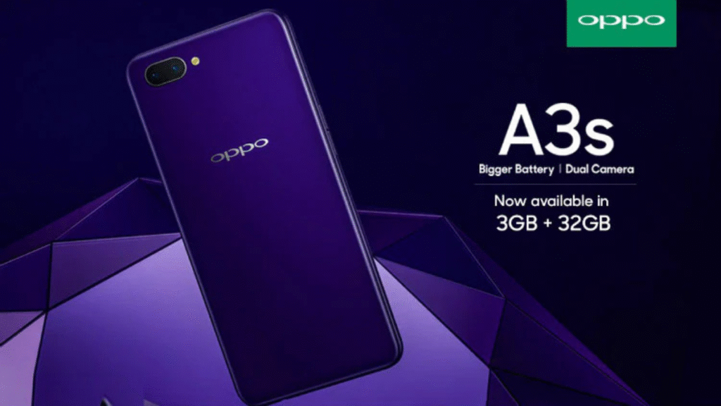 Oppo A3s Price