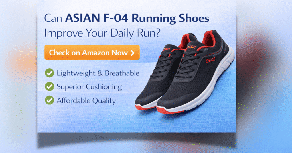 Asian shoes for men ASIAN F-04 रनिंग शूज़ हल्के और आरामदायक डिजाइन के साथ