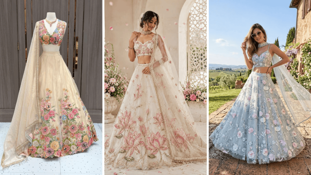 Mehndi Lehenga
