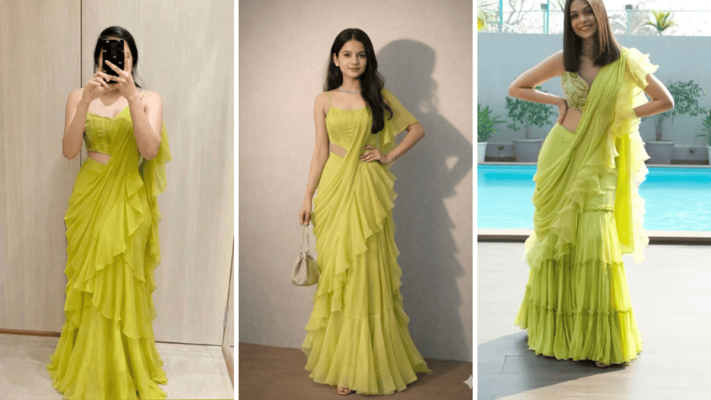 Mehndi Dress for Girl