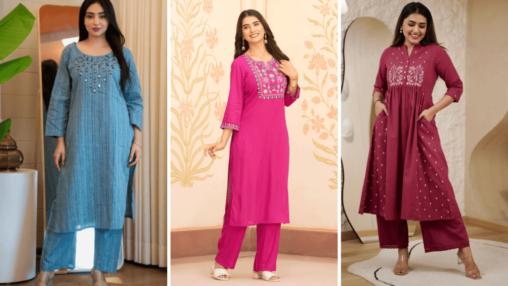 Punjabi Kurti Set