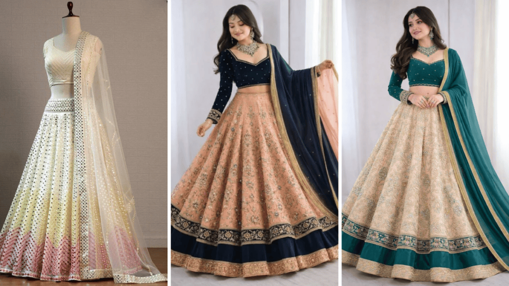 Mehndi Lehenga