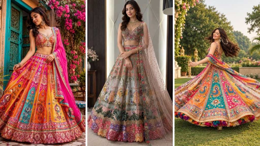 Multi Color Lehenga
