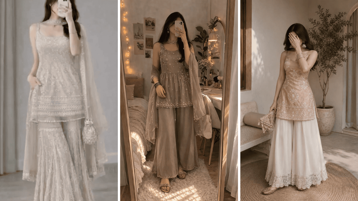 Girl Sharara Suit Design