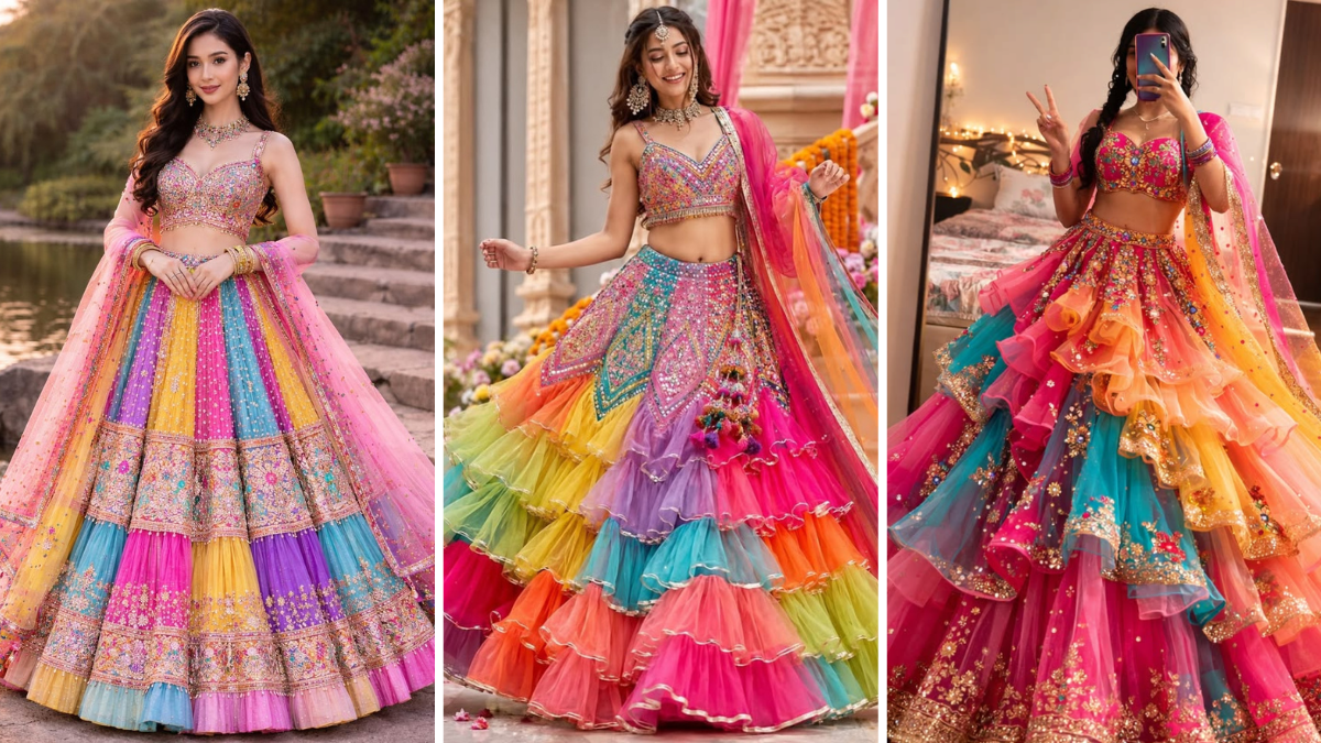 Multi Color Lehenga