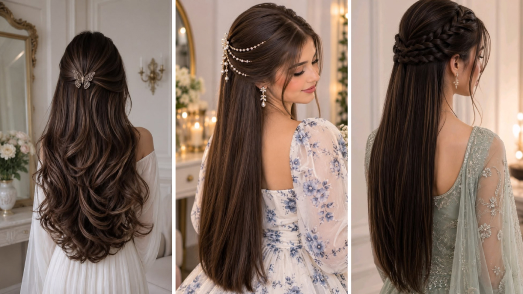 Hairstyle for Traditional Outfit