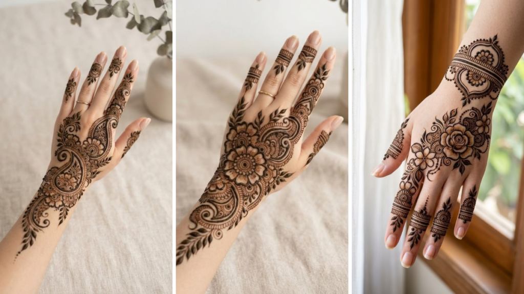 Mehndi Ideas for Hands