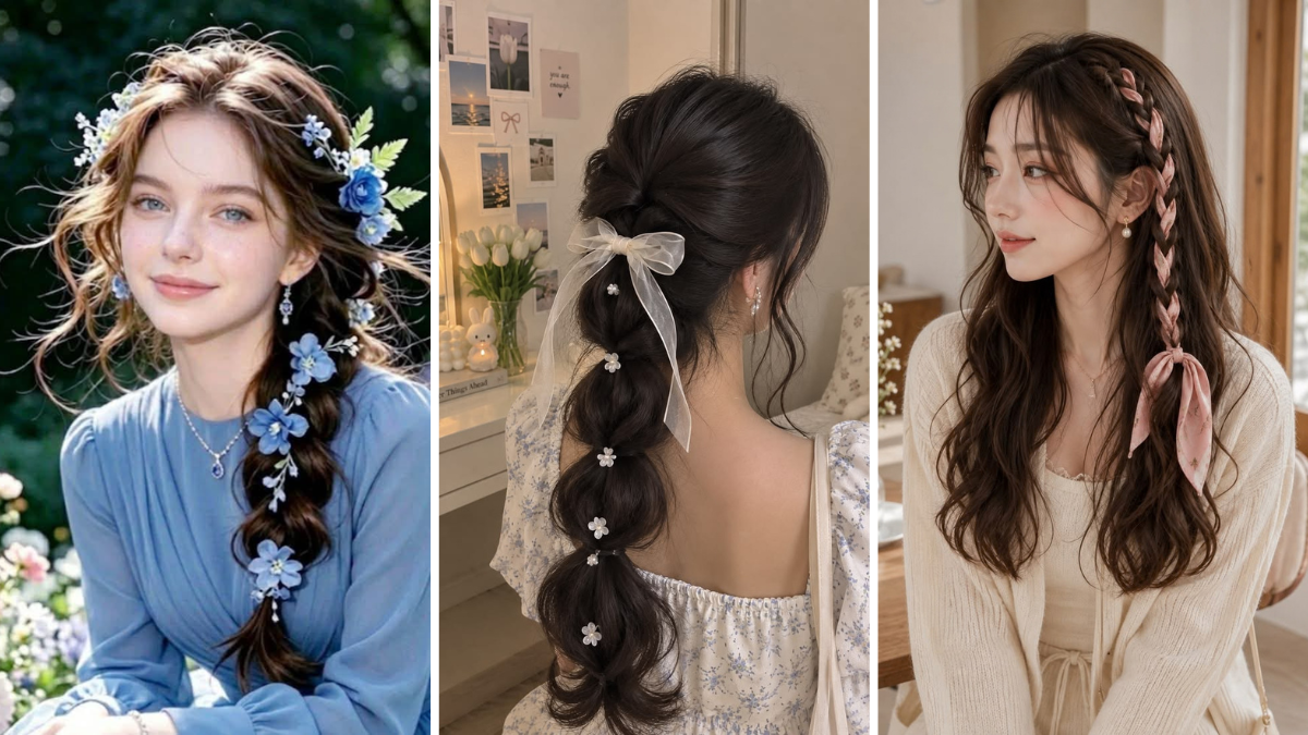 Hairstyle with Ethnic Wear