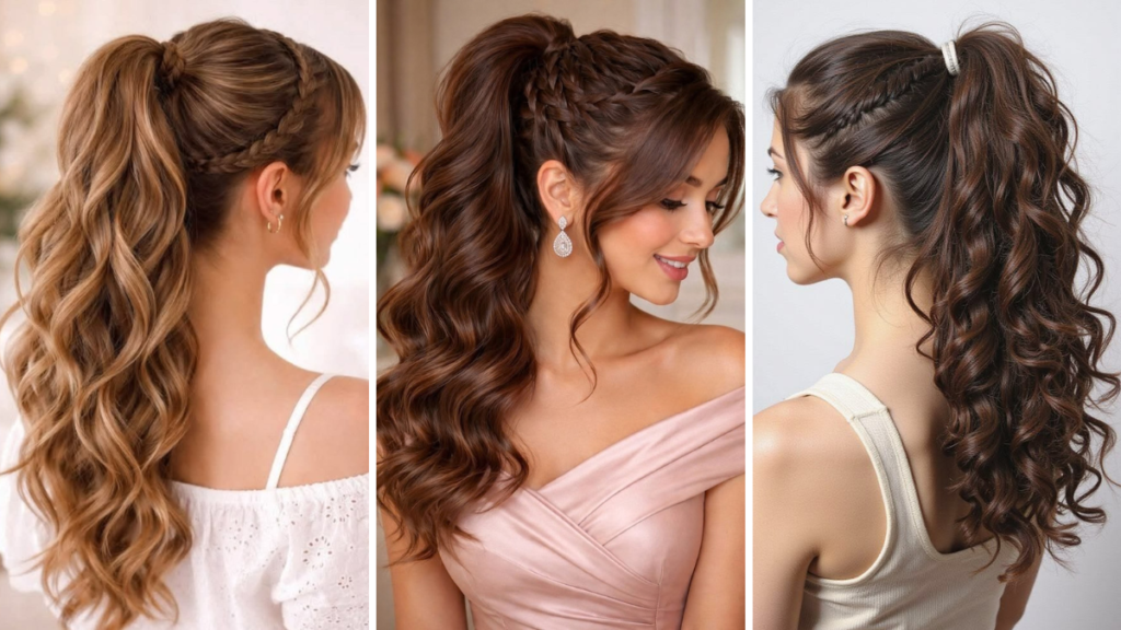 Hairstyle for Party Look